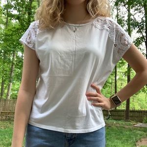 Loft White blouse